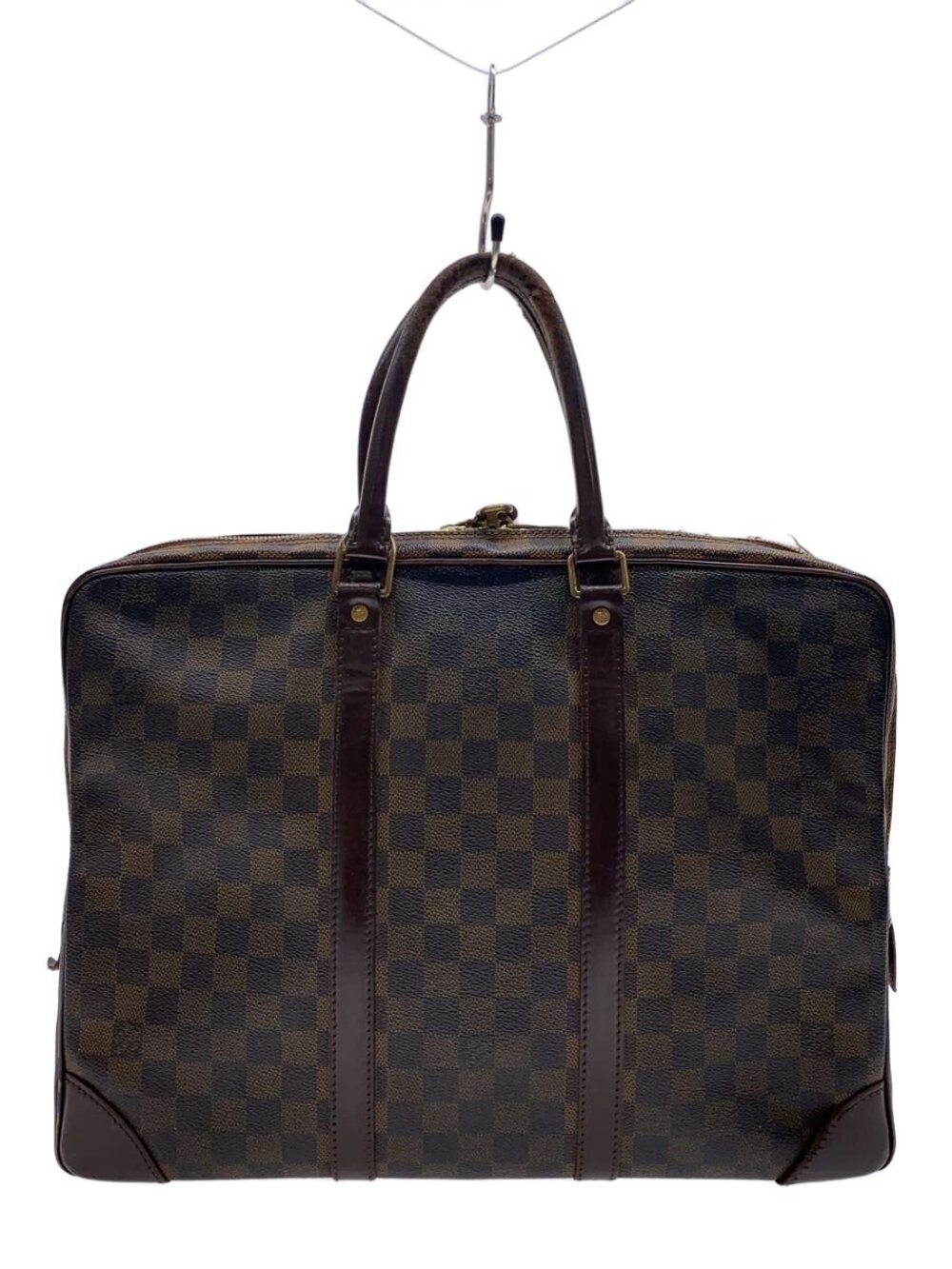 Louis Vuitton Damier Ebene Porte Documents Voyage briefcase brown